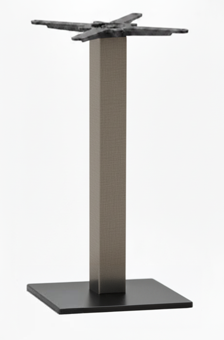 Brown Cross Hatch Base - Dining Height