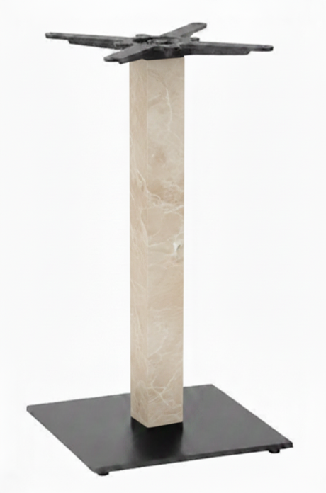 Flat Small Square - Cream Marble V