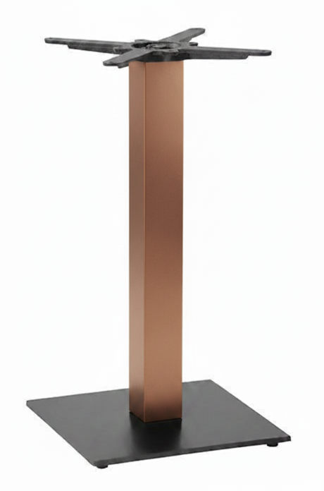 Flat Small Square - Brushed Copper
